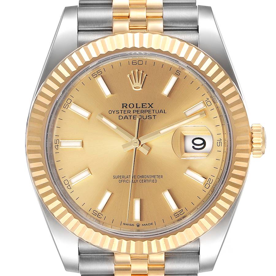 Rolex Datejust 41 Steel Yellow Gold Jubilee Bracelet Watch 126333 Unworn SwissWatchExpo