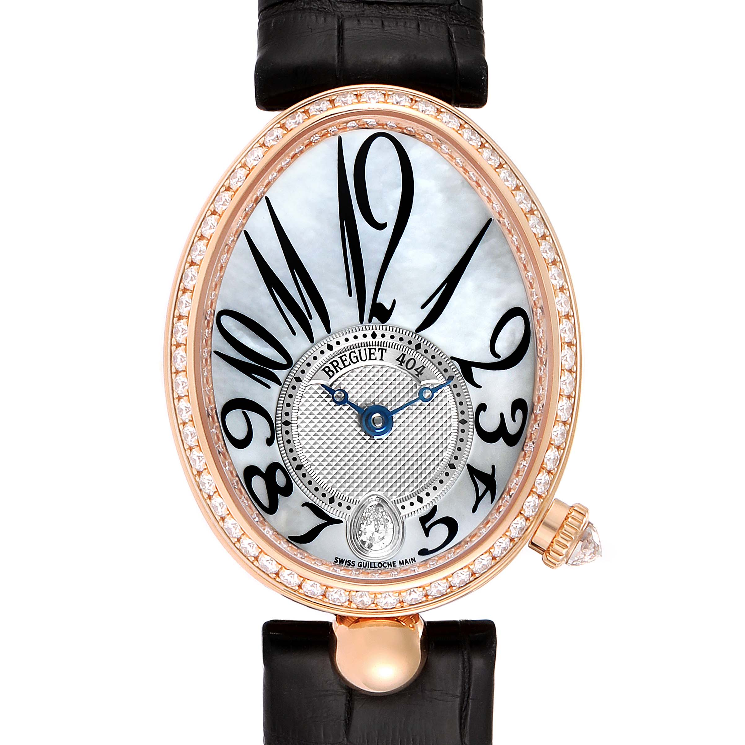 Breguet Reine de Naples Rose Gold MOP Diamond Ladies Watch 8818