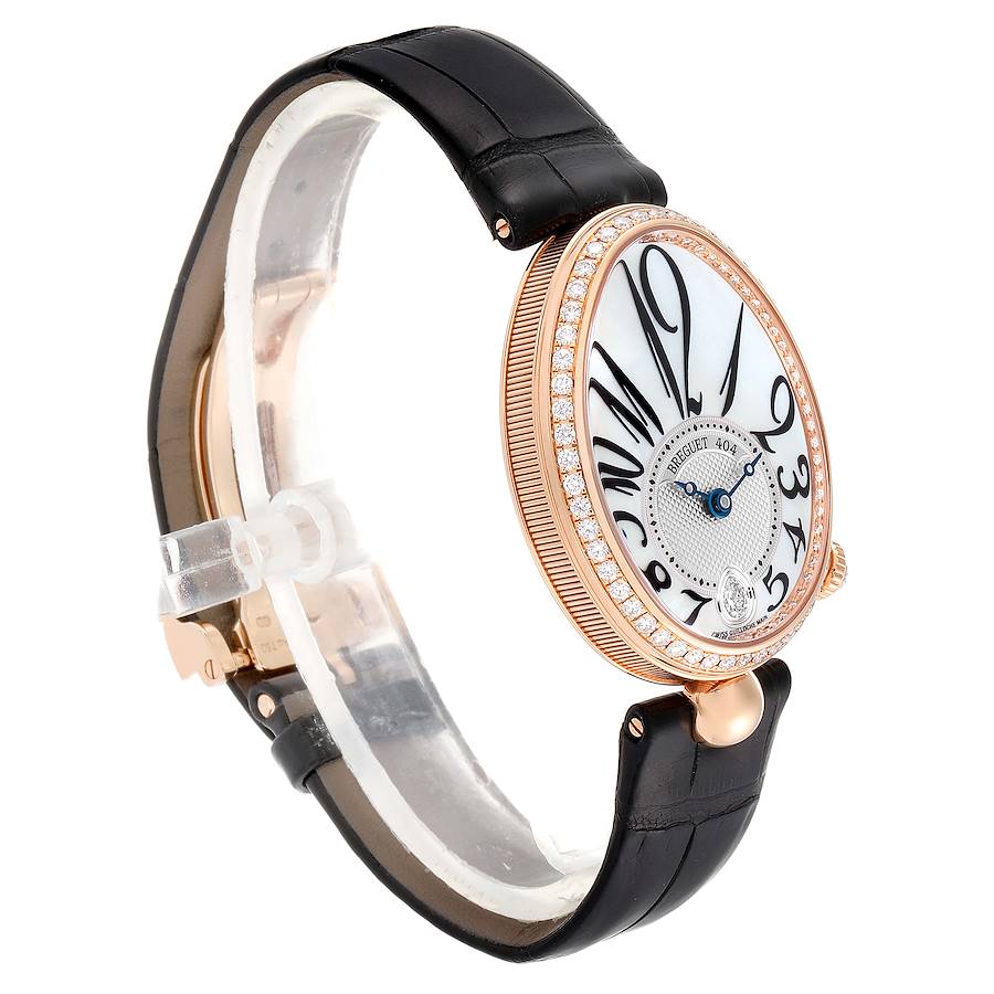 Breguet Reine de Naples Rose Gold MOP Diamond Ladies Watch 8818