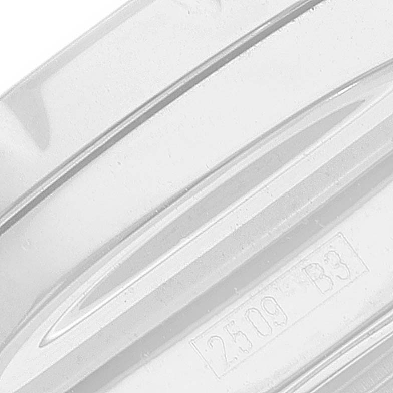 This image shows a close-up of the inner side of the bezel on a Bentley model watch by Breitling.