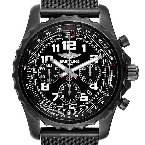 Photo of Breitling Chronospace Black PVD Limited Edition Watch M23360 Box Papers