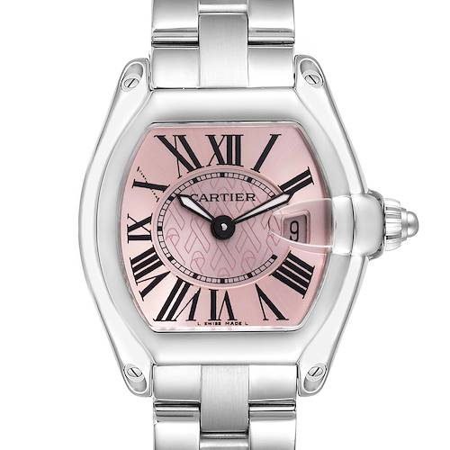 Photo of Cartier Roadster Pink Ribbon Breast Cancer Awareness LE Watch W62043V3