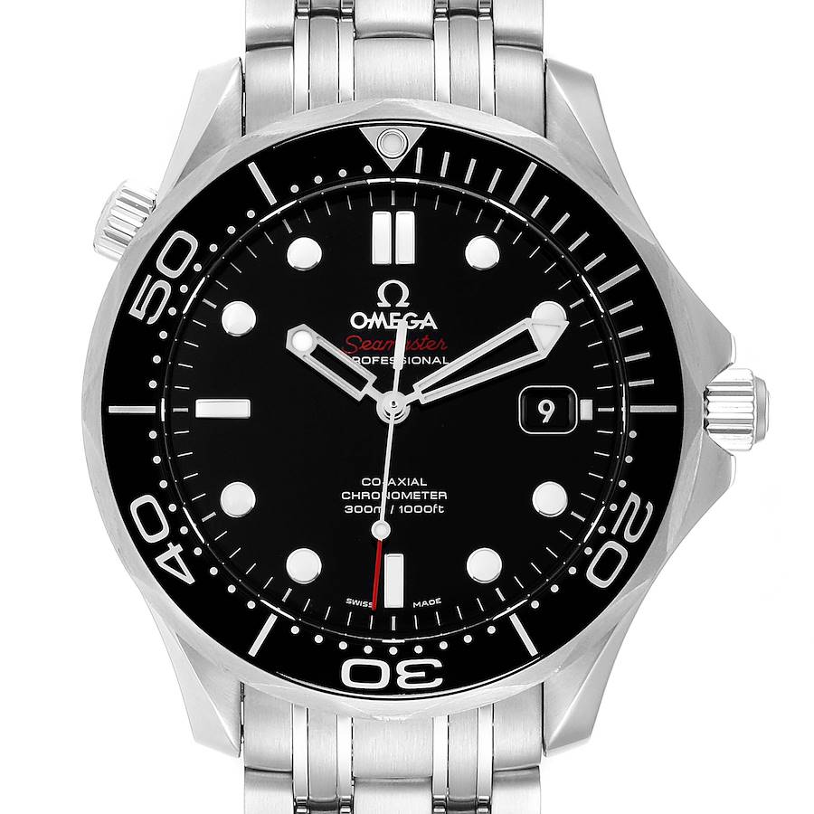 Omega Seamaster 40 Co-Axial Black Dial Mens Watch 212.30.41.20.01.003 SwissWatchExpo