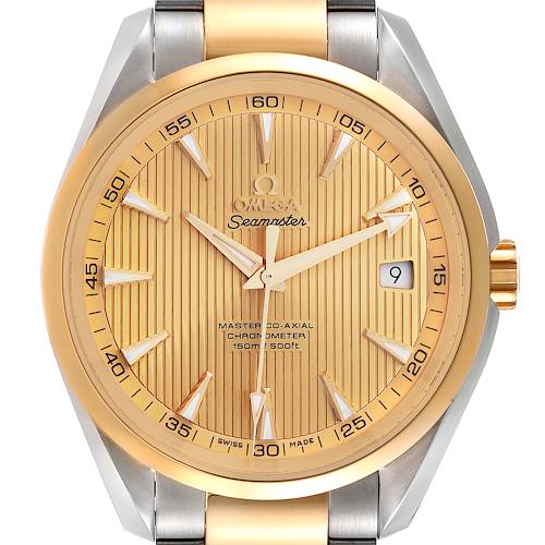Photo of Omega Seamaster Aqua Terra Steel Yellow Gold Watch 231.20.42.21.08.001 Unworn