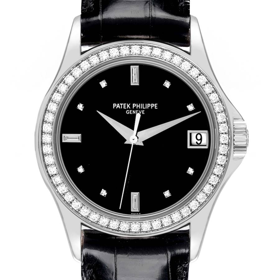 Patek Philippe Calatrava White Gold Diamond Mens Watch 4978 Box Papers SwissWatchExpo