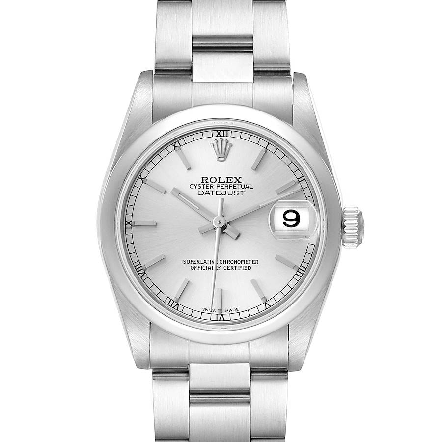 Rolex Datejust 31 Midsize Silver Dial Steel Ladies Watch 78240 Box Papers SwissWatchExpo