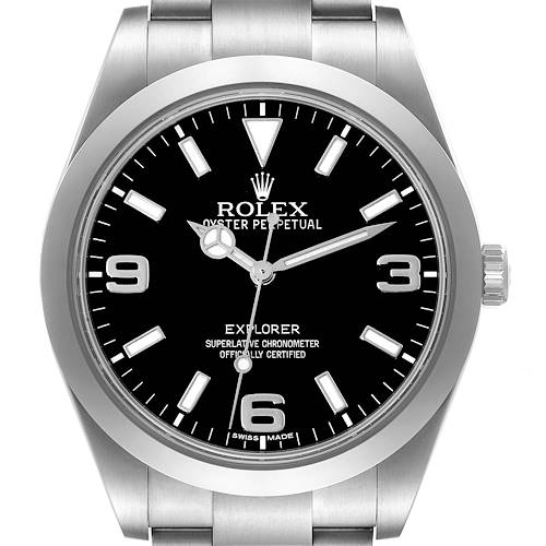 Photo of *NOT FOR SALE* Rolex Explorer I 39mm Black Dial Steel Mens Watch 214270 Box Card *Partial Payment