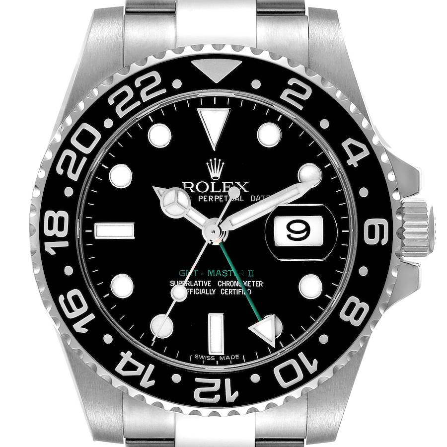 NOT FOR SALE Rolex GMT Master II Black Dial Bezel Steel Mens Watch 116710 Box Card PARTIAL PAYMENT SwissWatchExpo