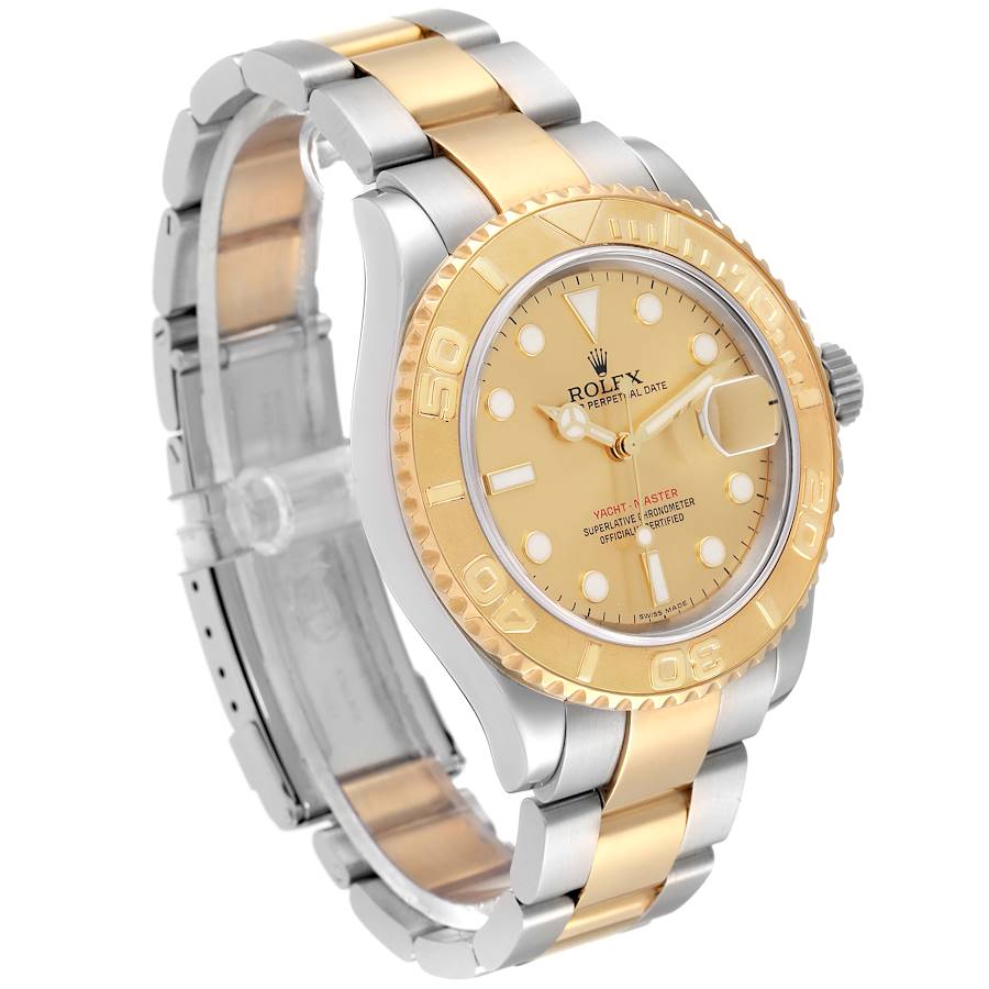 Rolex Yacht-Master Mother Of Pearl Dial Steel & Yellow Gold 35MM 68623