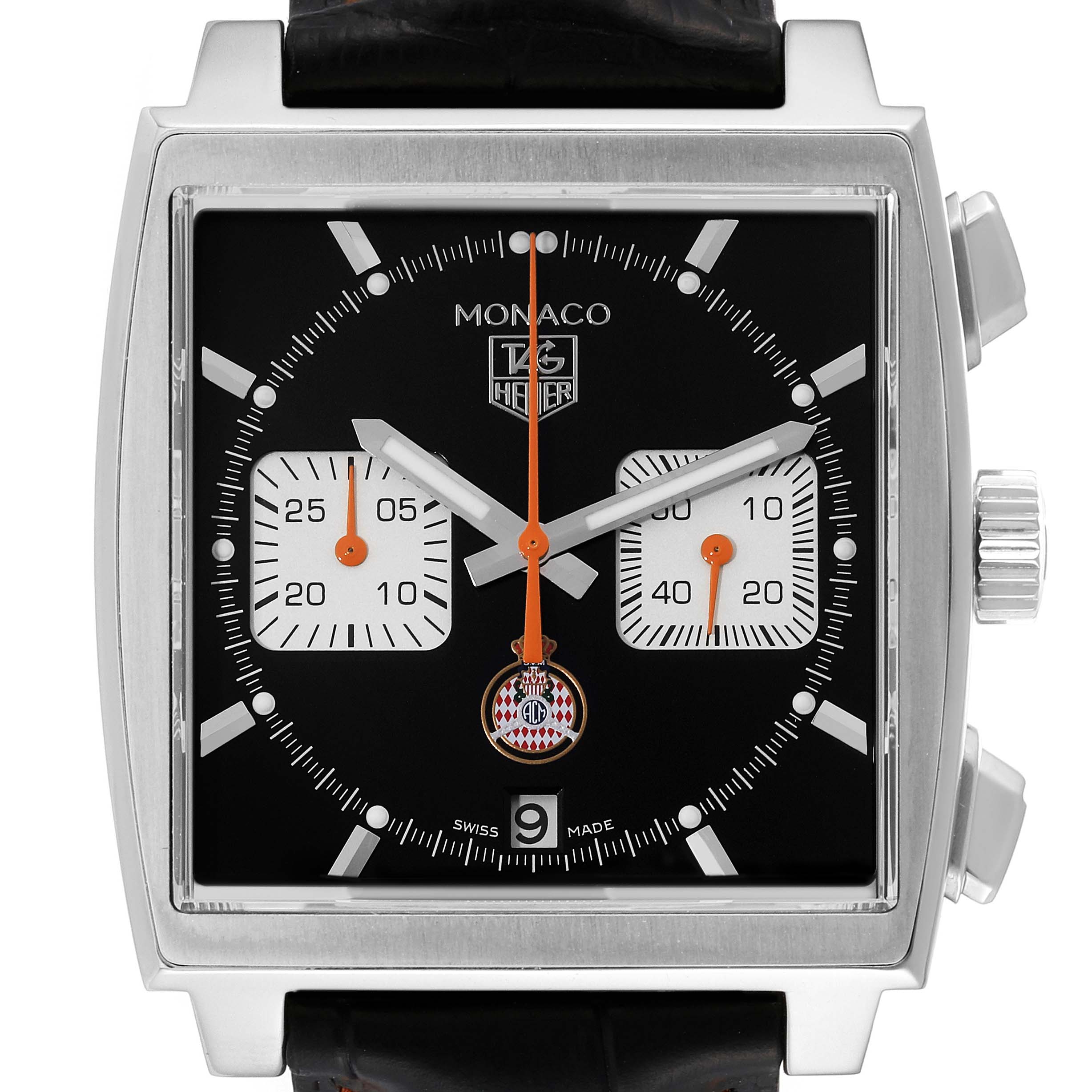 Tag Heuer Monaco Calibre 12 ACM Limited Edition Watch CAW211K Box