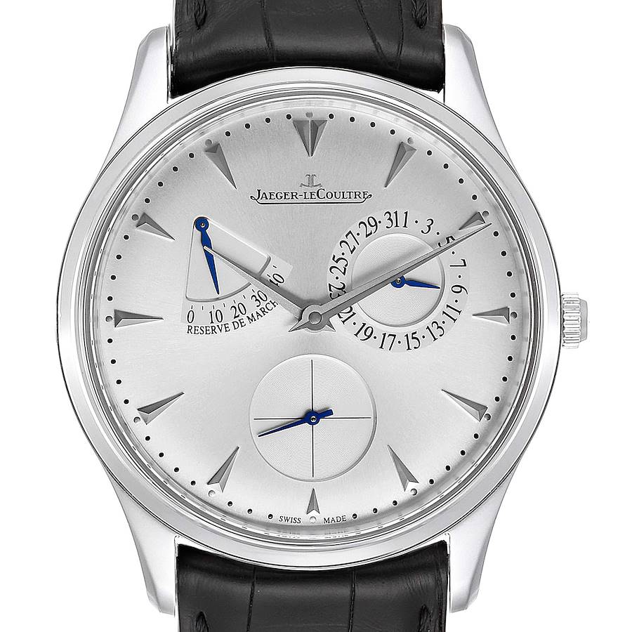 Jaeger Lecoultre Reserve De Marche Ultra Thin Watch 176.8.38.S Q1378420 SwissWatchExpo
