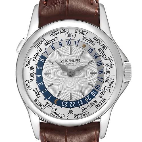 Photo of Patek Philippe World Time White Gold Mens Watch 5110G
