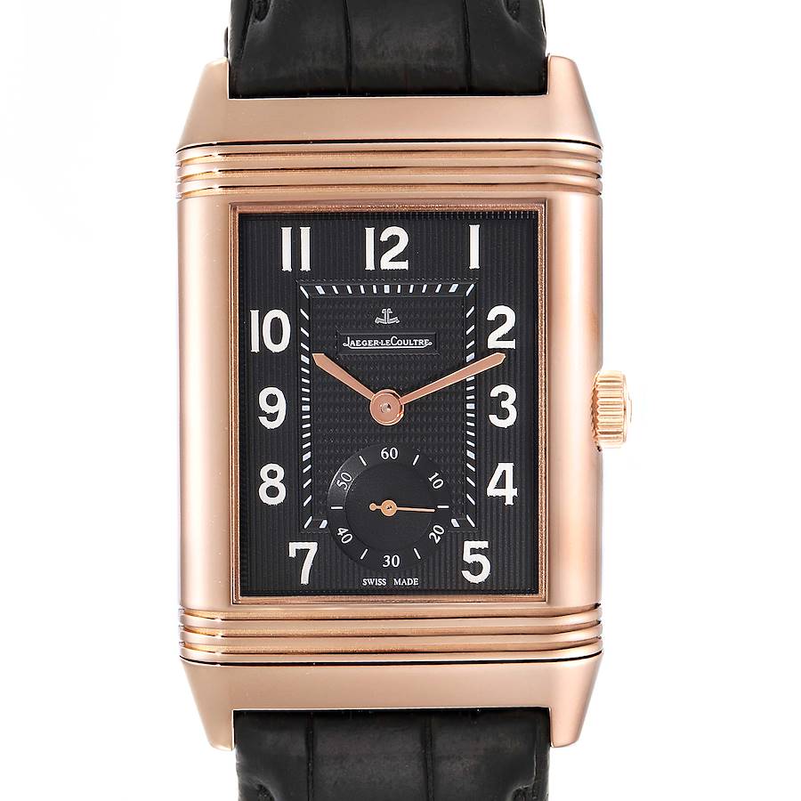 Jaeger LeCoultre Grande Reverso 976 Rose Gold Watch 273.2.04 Q3732470 SwissWatchExpo