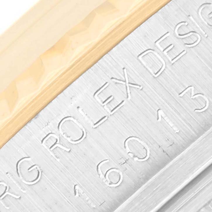 The image shows an engraved side view of the Rolex Vintage Collection 16013 Men's Steel and Gold (two tone) Champagne Dial 16013 Men's Steel and Gold (two tone) Champagne Dial model's case.