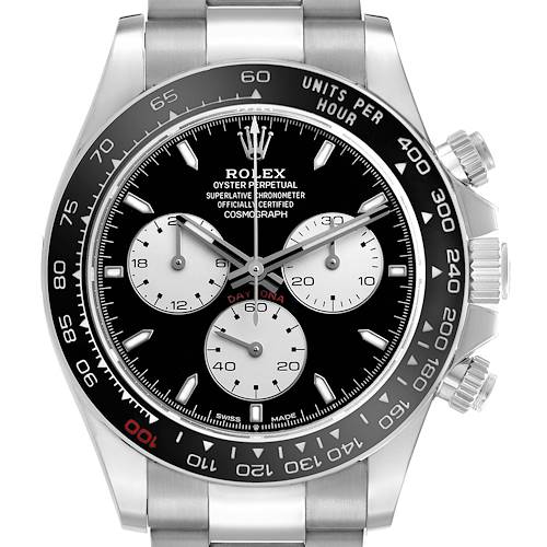 Photo of Rolex Daytona "Le Mans" White Gold Black Dial Mens Watch 126529LN Box Card