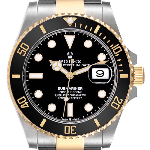 Photo of Rolex Submariner 41 Steel Yellow Gold Black Dial Mens Watch 126613