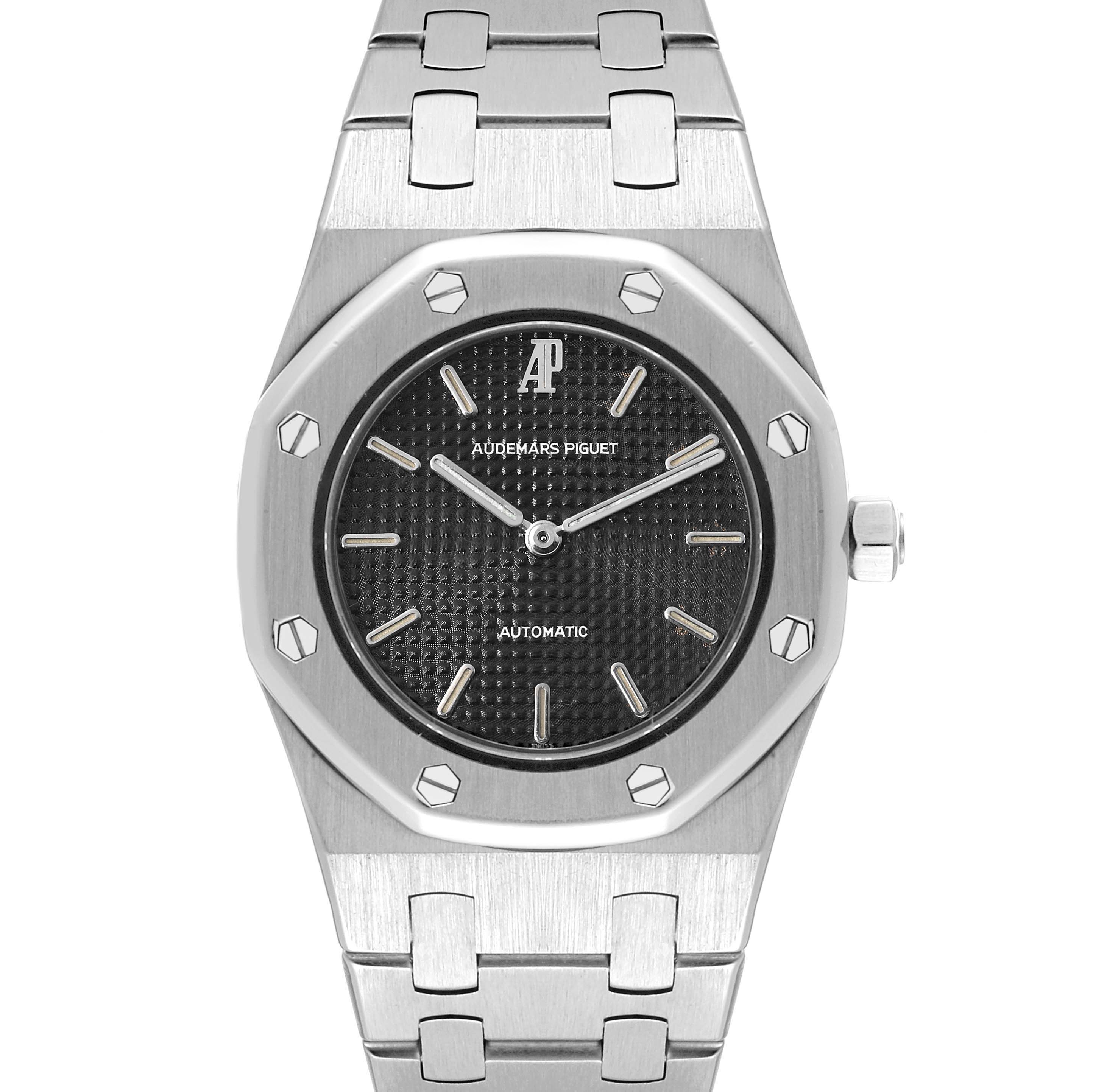 Audemars Piguet Royal Oak 29 mm Black Dial Steel Ladies Watch