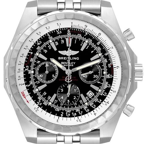 Photo of Breitling Bentley Motors T Black Dial Chronograph Mens Watch A25363