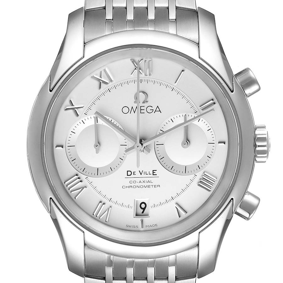 Omega DeVille Co-Axial Chronograph Mens Watch 431.10.42.51.02.001 Unworn SwissWatchExpo