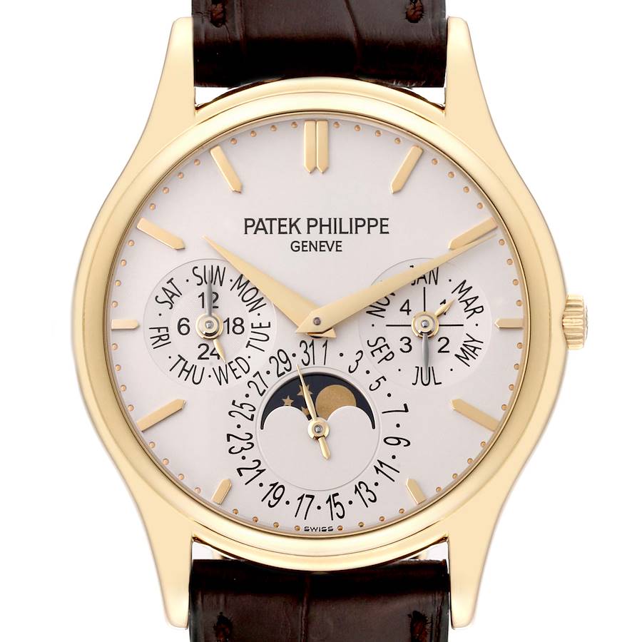 Patek Philippe Calatrava Yellow Gold Grand Complications Mens Watch 5140J SwissWatchExpo