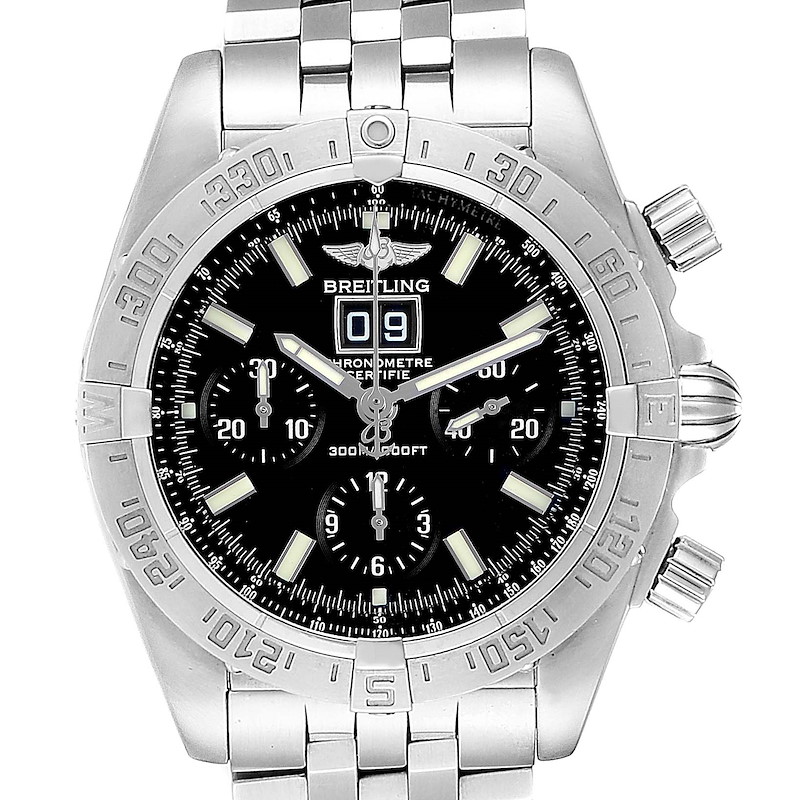 NOT FOR SALE -- Breitling Chronomat Blackbird Chronograph Steel Mens Watch A44359 -- PARTIAL PAYMENT SwissWatchExpo