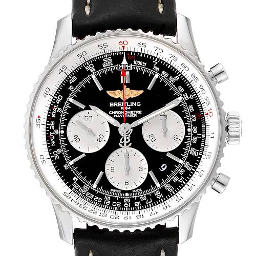 Photo of Breitling Navitimer 01 Black Strap Automatic Mens Watch AB0120