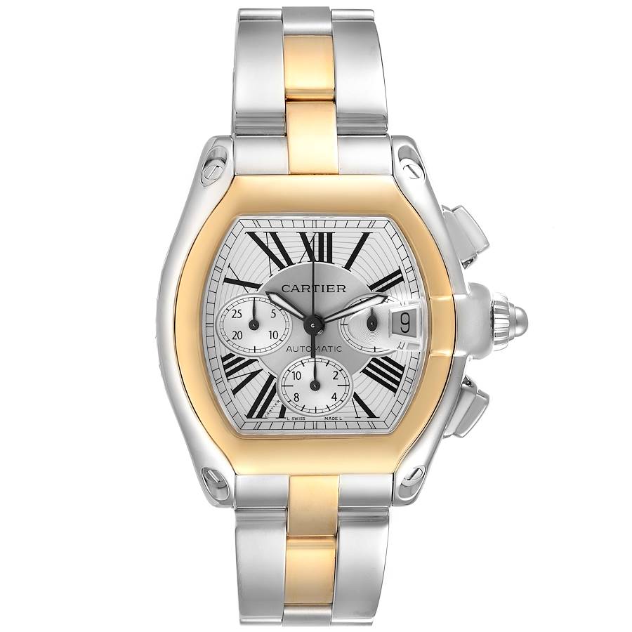 【Cartier新品トレー】 Cartier Roadster Steel and Gold (two tone) W62027Z1 | Stock