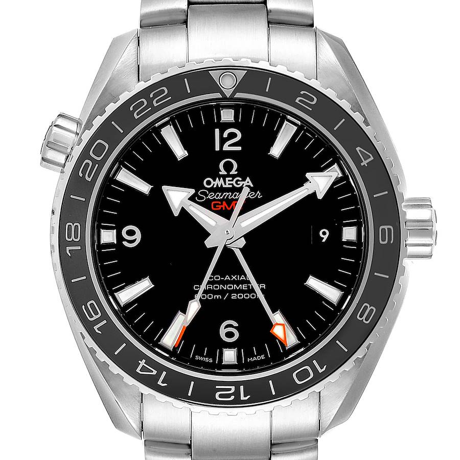 Omega Seamaster Planet Ocean GMT Watch 232.30.44.22.01.001 Card SwissWatchExpo