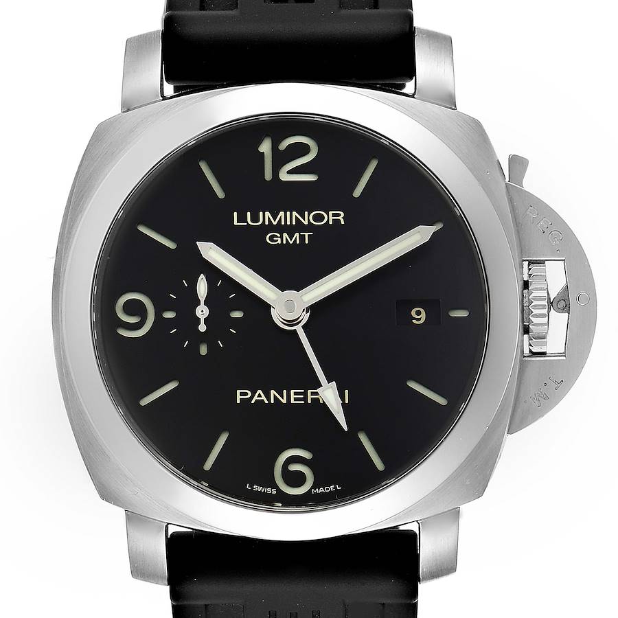 Panerai Luminor 1950 3 Days GMT 44mm Watch PAM00320 SwissWatchExpo
