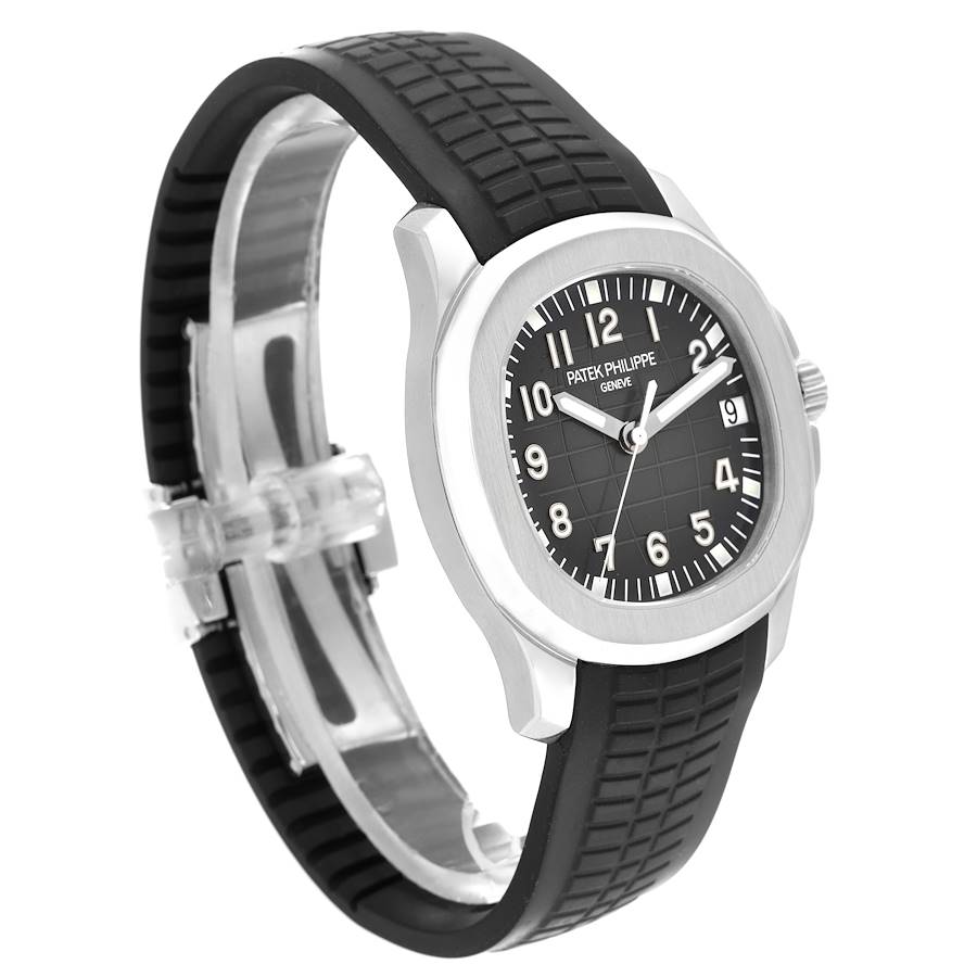 Patek Philippe Aquanaut Steel Rubber Strap Mens Watch 5165A Box Papers