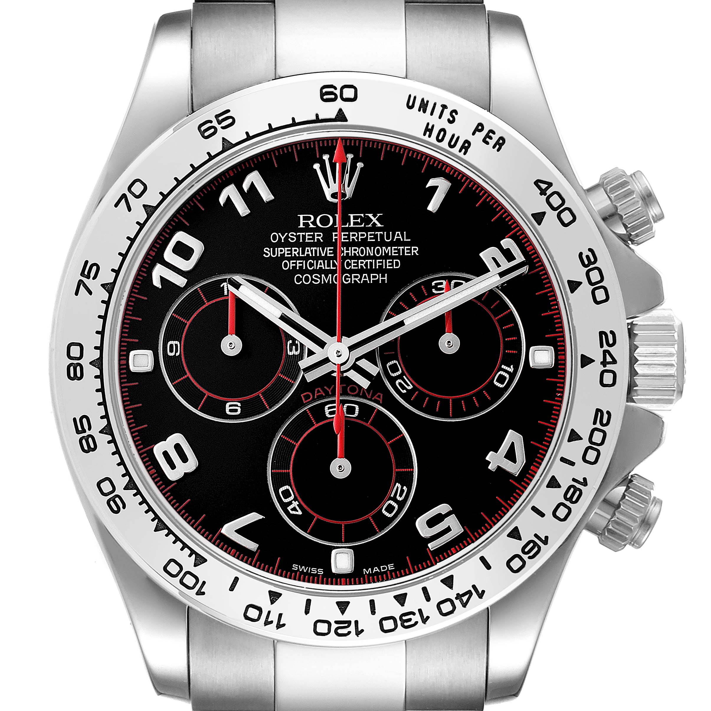 Rolex Cosmograph Daytona Silver Dial 18K White Gold Oyster