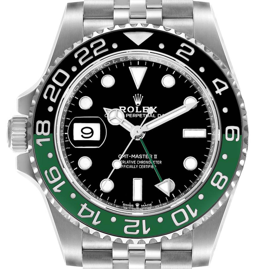Rolex GMT Master II Sprite Bezel Oyster Steel Mens Watch 126720 Unworn SwissWatchExpo