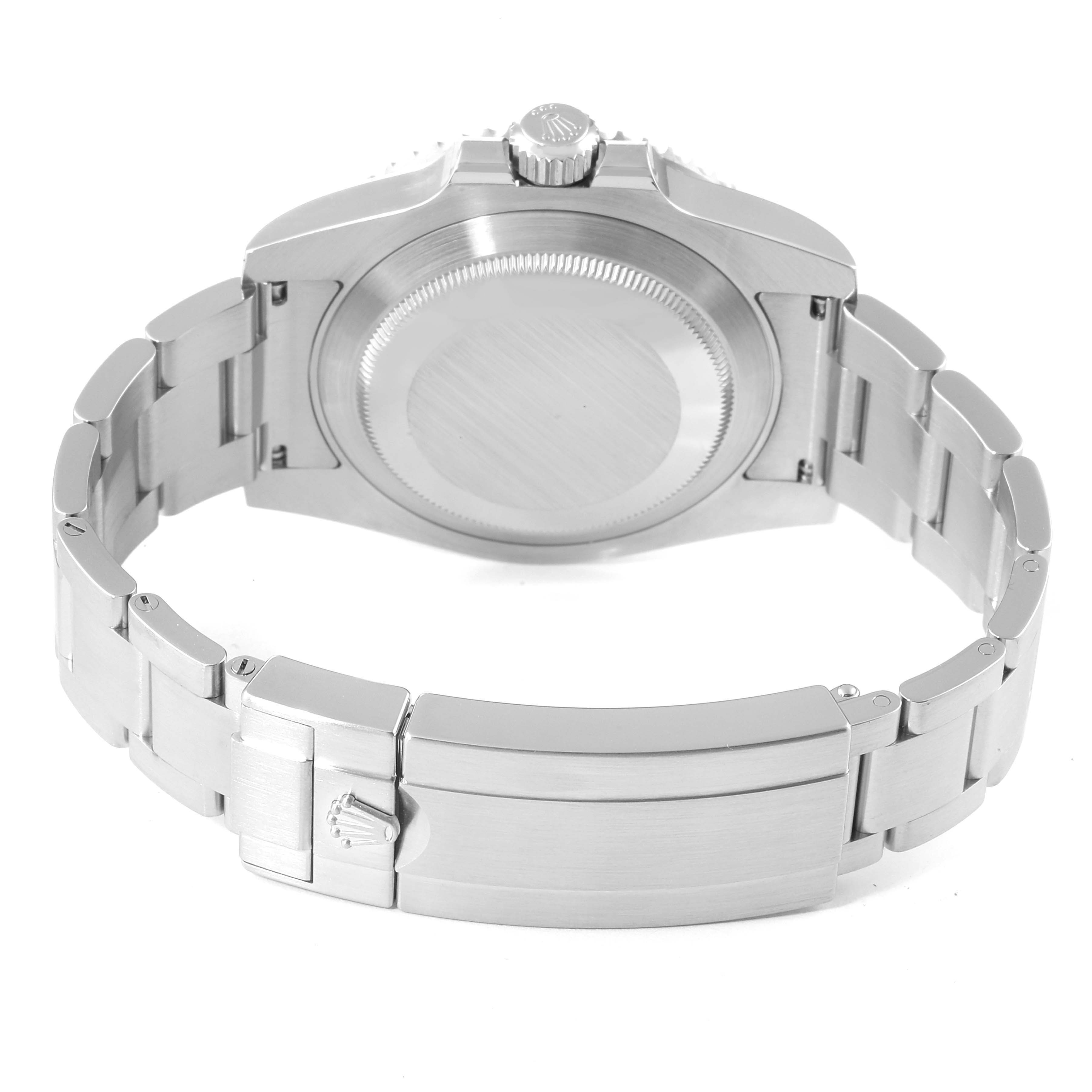 The image shows the back case and bracelet of a Rolex Submariner 116610 Men
s Stainless Steel Black Dial 116610 Men
s Stainless Steel Black Dial watch.