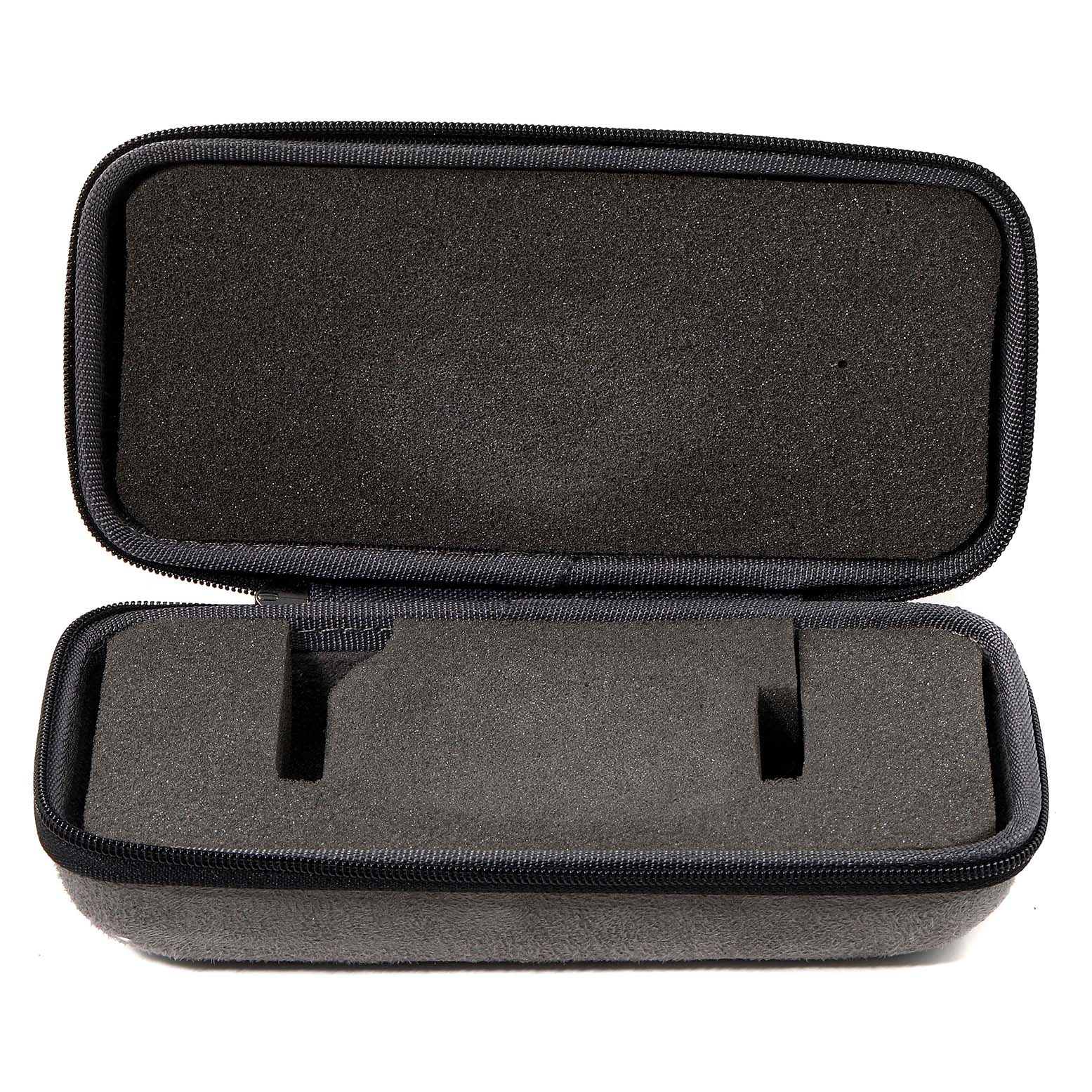 This image shows an open, empty protective case designed for the Tag Heuer Autavia CY2110 Men's Stainless Steel White Dial CY2110 Men's Stainless Steel White Dial watch.