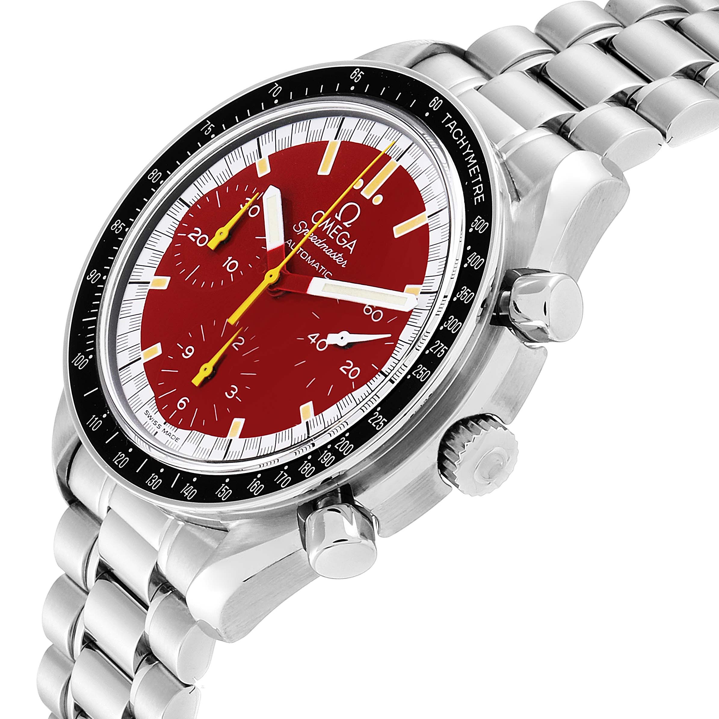 omega speedmaster schumacher red