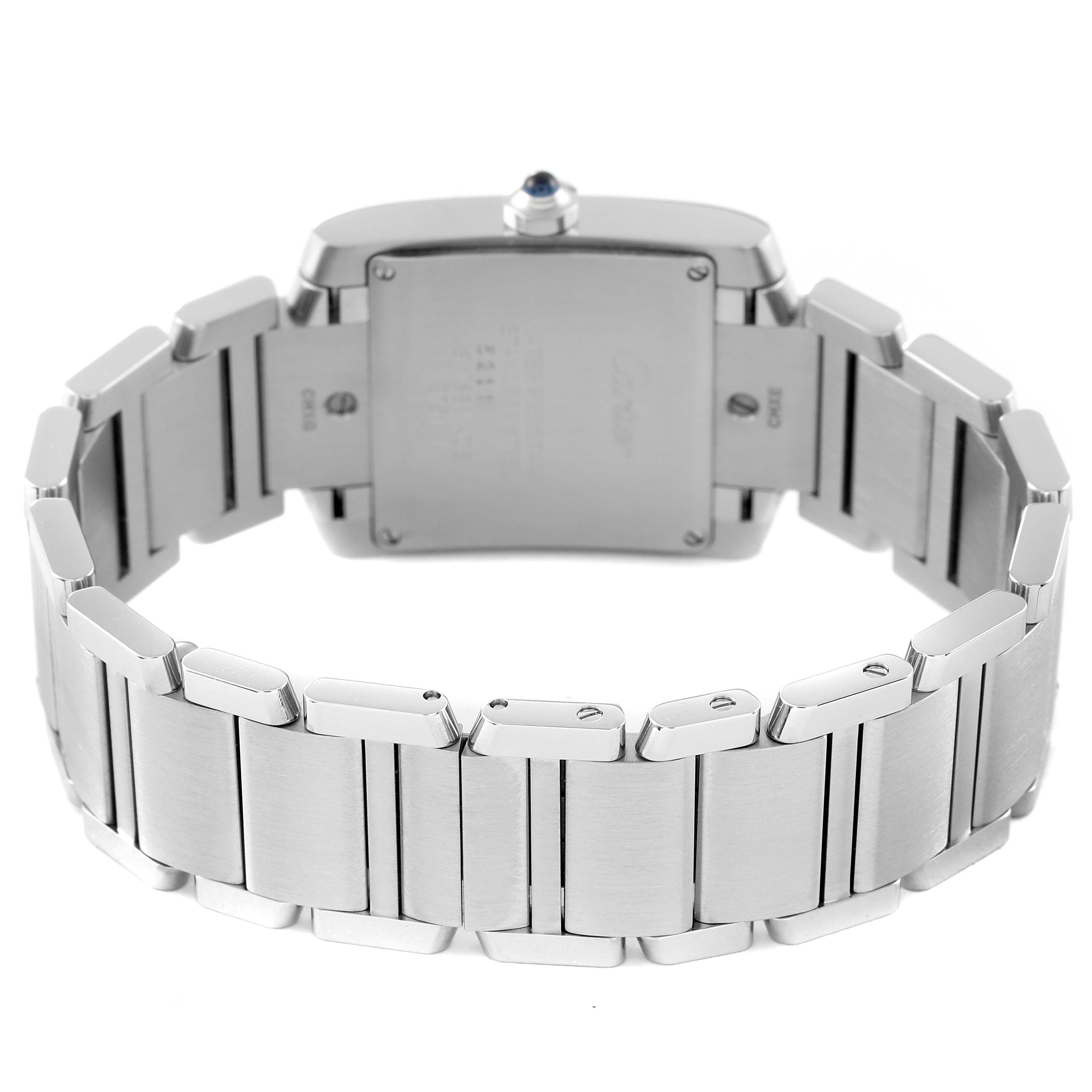 Cartier Tank Francaise Stainless Steel WE110007 | Stock 46882 ...