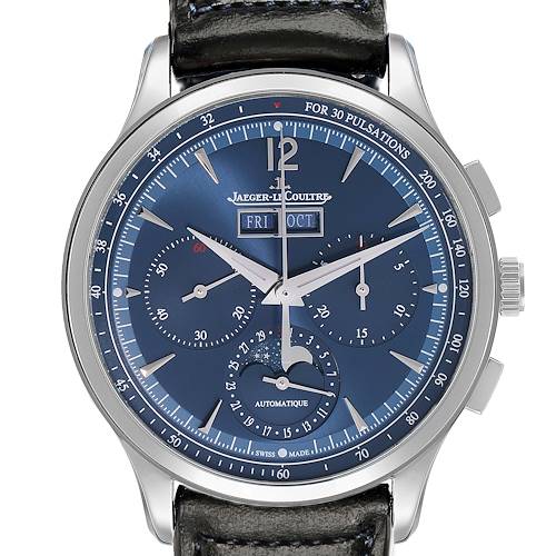 Photo of Jaeger LeCoultre Master Control Steel Mens Watch 830.8.C5.S Q4138480 Box Card
