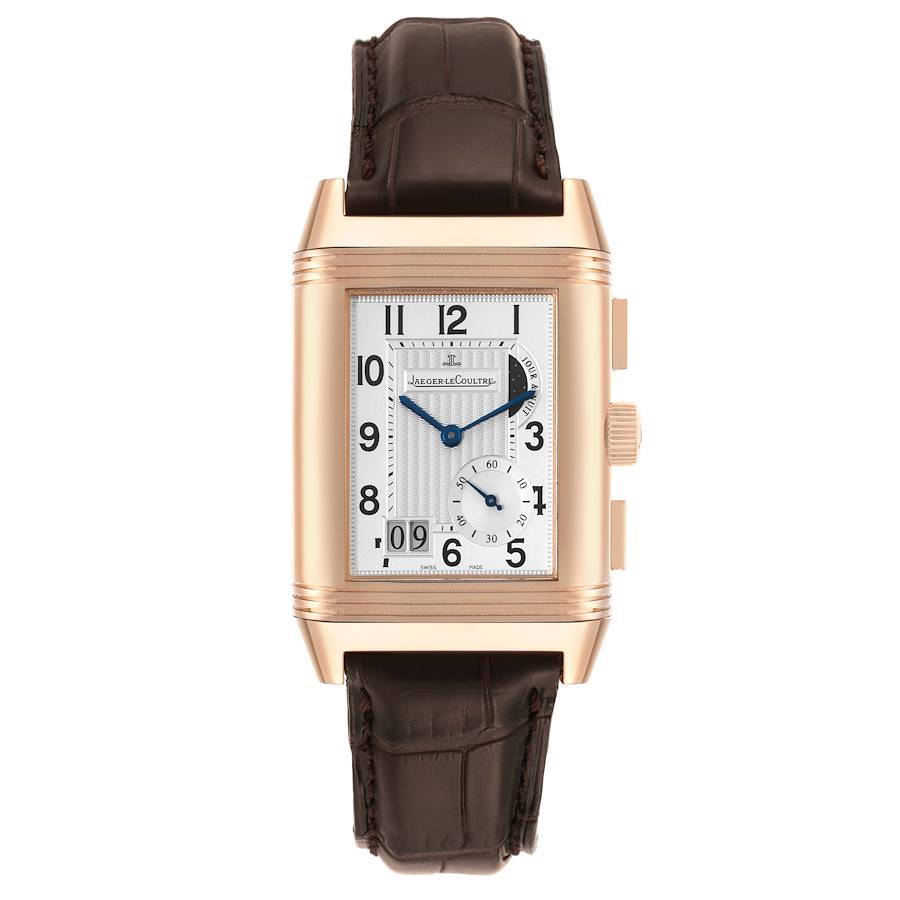 Jaeger LeCoultre Reverso Grande GMT Rose Gold Mens Watch 240.2.18