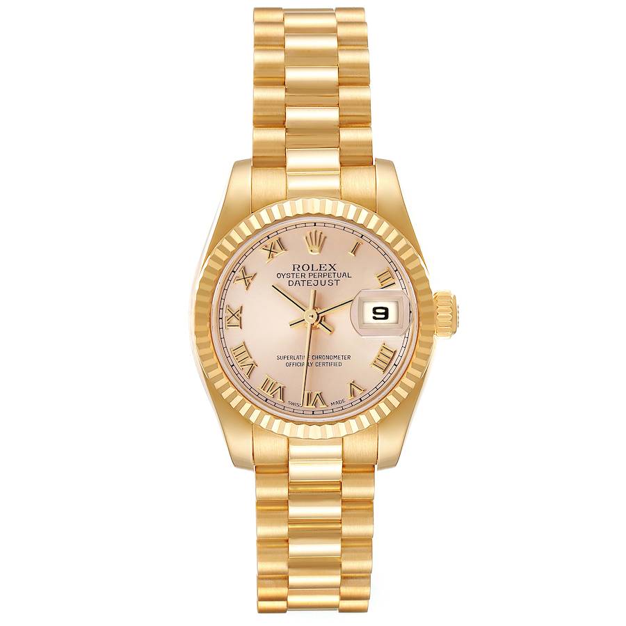 Rolex President Datejust Yellow Gold Ladies Watch 179178 | SwissWatchExpo