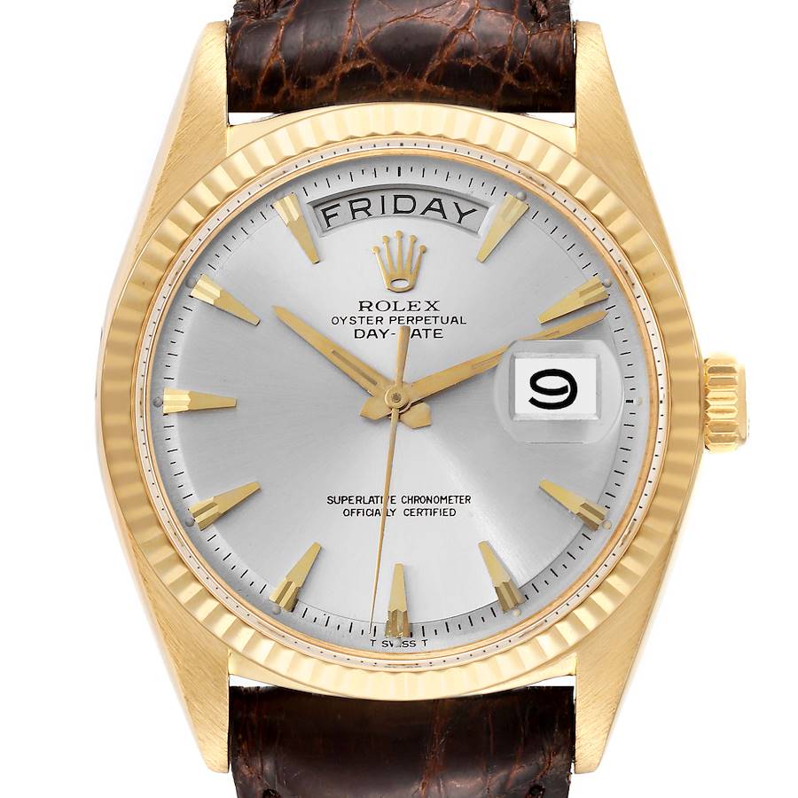Rolex President Day-Date Yellow Gold Vintage Mens Watch 1803 SwissWatchExpo