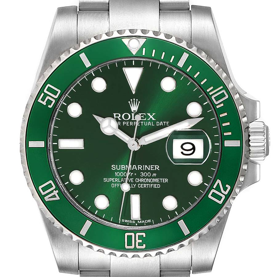 Rolex Submariner Men's Stainless Steel Watch 116610 LV Hulk