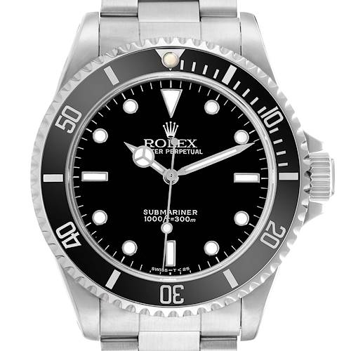 Photo of Rolex Submariner Steel No Date 2 Liner Mens Watch 14060