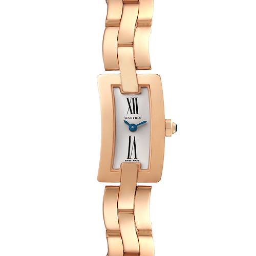 Photo of Cartier Ballerine Silver Dial Rose Gold Ladies Watch W700023J