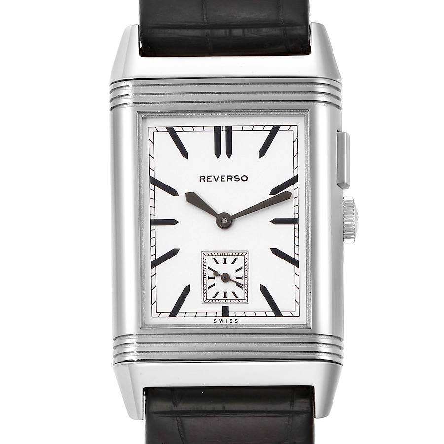 Jaeger LeCoultre Grande Reverso Duo Day Night Steel Watch 278.8.54 Q3788570 SwissWatchExpo
