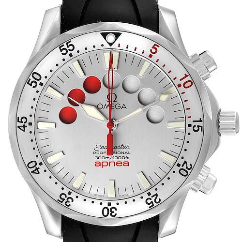 Photo of Omega Seamaster Apnea Jacques Mayol Silver Dial Mens Watch 2895.30.91