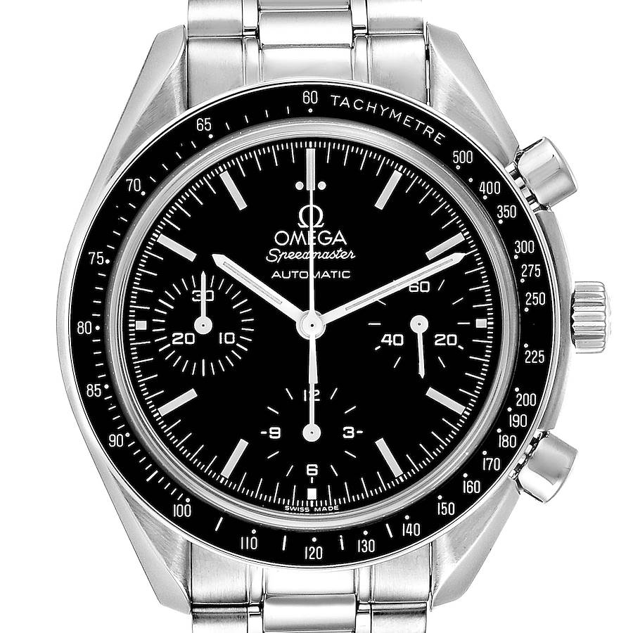 Omega Speedmaster Reduced Automatic Steel Watch 3539.50.00 SwissWatchExpo