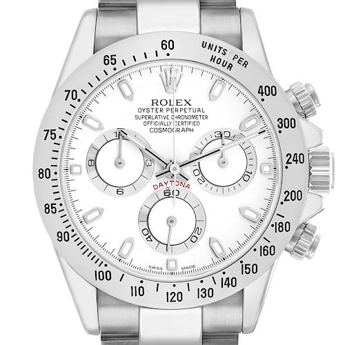 Photo of Rolex Daytona White Dial Steel Mens Watch 116520