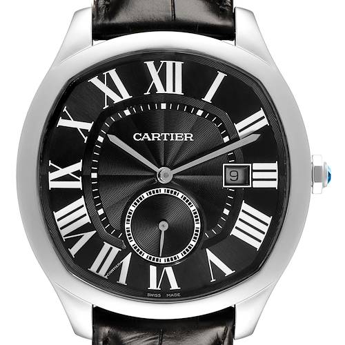 Photo of Cartier Drive de Cartier Steel Black Dial Mens Watch WSNM0009