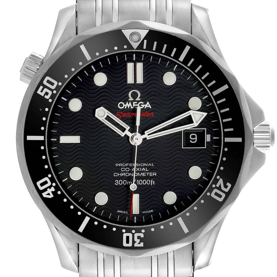 Omega Seamaster Black Dial Steel Mens Watch 212.30.41.20.01.002 SwissWatchExpo