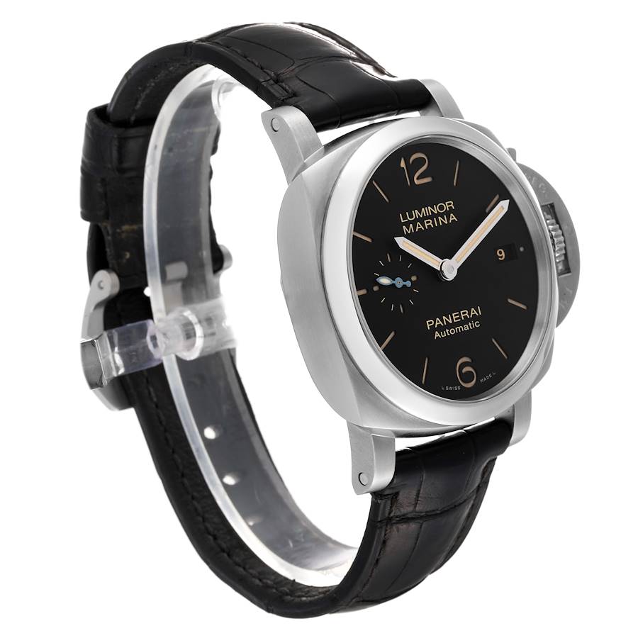 Panerai Luminor Marina 1950 42mm Black Dial Steel Mens Watch